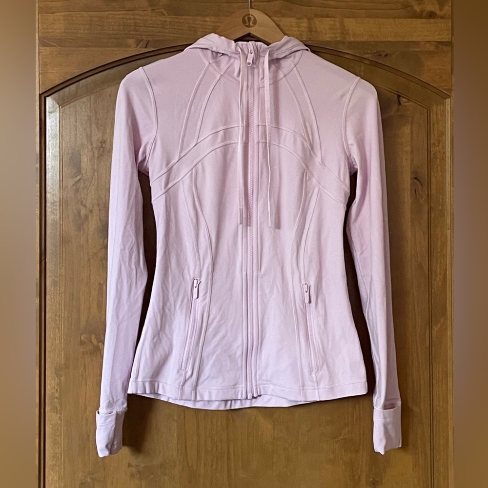 Lululemon Athletica Light Pink Hooded Jacket